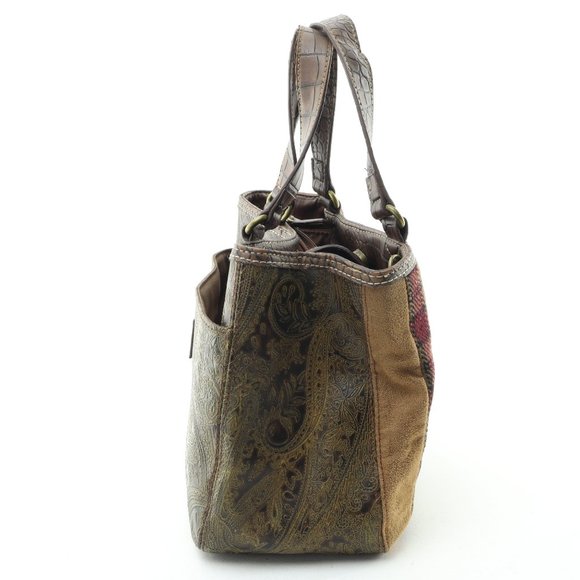 Relic Crossbody Purse Small Handbag | Brown - Picture 10 of 16